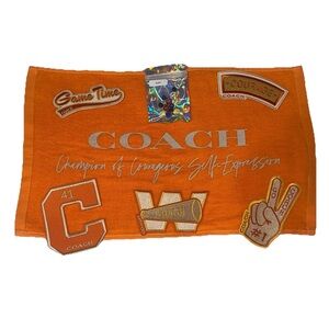 Make your own DIY Coach hats, shirts, jeans. WNBA 5DIY COACH PATCHES+Coach Towel